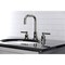 Kingston Brass FSC8939DL Concord Widespread Bathroom Faucet W/ Brass Pop-Up, Nickel FSC8939DL - alternate 2